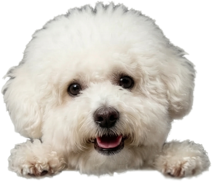 Mascotte du cabinet NAKA LEX — bichon maltais